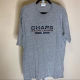 Ralph Lauren Shirts | Chaps Ralph Lauren Grey Graphic Logo Tshirt (M) | Color: Gray | Size: M