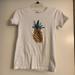 J. Crew Tops | J. Crew Pineapple T | Color: Gold/Green | Size: Xxs