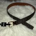 Michael Kors Accessories | Dealnew Michael Kors Reversible Belt | Color: Brown/Gold | Size: Medium