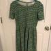 Lularoe Dresses | Lularoe Amelia Dress | Color: Blue/Green | Size: M