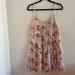 Free People Dresses | Free People Floral Dress | Color: Cream/Pink | Size: M