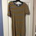 Lularoe Dresses | Lularoe Julia | Color: Blue/Yellow | Size: Xl