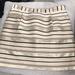 J. Crew Skirts | Jcrew Stripped Gold Skirt W/ Pockets | Color: Black/Gold | Size: 2