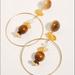 Free People Jewelry | Free People Seneca Hoop Earrings, Nwot. | Color: Brown/Gold | Size: Os