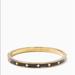 Kate Spade Jewelry | Kate Spade Spot The Spade Black / Gold Bangle Nwt | Color: Black/Gold | Size: Os