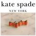 Kate Spade Jewelry | Kate Spade Take A Bow Earrings In Peach | Color: Orange/Pink | Size: Os