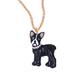 Kate Spade Jewelry | Kate Spade Ma Chrie Dog Necklace Long | Color: Black/White | Size: Os