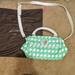 Kate Spade Bags | Kate Spade Green And White Retro Shoulder Bag | Color: Green/White | Size: Os