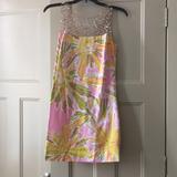 Lilly Pulitzer Dresses | Lilly Pulitzer Cocktail Dress | Color: Pink/Yellow | Size: 0