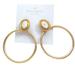 Kate Spade Jewelry | Kate Spade Bright & Bold Statement Hoop Earrings | Color: Gold/White | Size: Os
