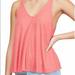 Free People Tops | Free People Women's Intimately V-Neck Top | Color: Orange | Size: Various