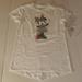 Disney Tops | Disney Parks Minnie Mouse Ladies Top, Tag Size Xl | Color: White | Size: Xl