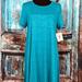 Lularoe Dresses | Medium Lularoe Carly Dress Nwt | Color: Blue | Size: M