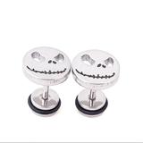 Disney Jewelry | Jack Skellington Earrings Or Body Piercing | Color: Silver | Size: Os