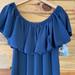 Lularoe Dresses | Lularoe Cici Dress | Color: Blue | Size: Xxl
