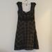 Anthropologie Dresses | Moulinette Soeurs Anthropologie Plaid Dress Sz 2 | Color: Black/Gray | Size: 2