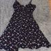 American Eagle Outfitters Dresses | Floral Dress | Color: Black | Size: 2