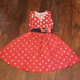 Disney Dresses | Disney Parks Authentic Minnie Mouse Look Dress X2 | Color: Red/White | Size: Xs