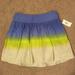 Jessica Simpson Skirts | Ntw Jessica Simpson Ombr Mini Skirt Brand New | Color: Purple/Yellow | Size: Xs