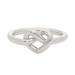 Kate Spade Jewelry | Kate Spade Silver Loves Me Knot Ring | Color: Silver | Size: 8