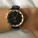 Kate Spade Accessories | Kate Spade Metro Black & Gold Scallop Watch | Color: Black/Gold | Size: Os