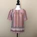 J. Crew Tops | Jcrew Top - Cute For Spring! Size 4 | Color: Orange/Pink | Size: 4