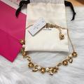 Kate Spade Jewelry | Kate Spade Lavish Blooms Gold Statement Necklace | Color: Gold | Size: Os