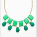 Kate Spade Jewelry | Kate Spade Branton Square Bib Necklace | Color: Green | Size: Os