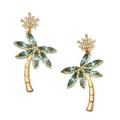 Kate Spade Jewelry | Kate Spade California Dreamin’ Palm Tree Earrings | Color: Gold/Green | Size: Os