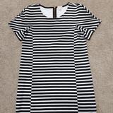 J. Crew Dresses | J.Crew Sleeveless Stripe Dress. | Color: Black/White | Size: S