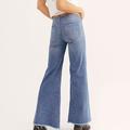 Free People Jeans | Free People Drapey A-Line Pull-On Jeans | Color: Blue | Size: 25