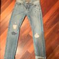 J. Crew Jeans | J. Crew Point Sur Boyfriend Distressed 27 Jcrew | Color: Blue | Size: 27