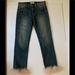 Free People Jeans | Free People High Rise Distressed Button Fly Sz 24 | Color: Pink | Size: 24