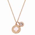 Kate Spade Jewelry | Kate Spade Spot The Spade Necklace | Color: Gold/White | Size: Os