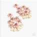 J. Crew Jewelry | J.Crew Pearl And Crystal Floral Chandelier Earring | Color: Pink | Size: 2.5”