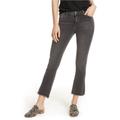 Free People Jeans | Free People High Rise Crop Straight Jeans 24 L | Color: Black | Size: 24