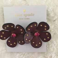 Kate Spade Jewelry | Kate Spade Gorgeous Earrings | Color: Brown/Pink | Size: Os