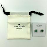 Kate Spade Jewelry | Kate Spade New York Bright Idea Stud Earrings | Color: Green | Size: Studs
