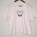 Disney Tops | Mickey Mouse T-Shirt Womans Size Xl | Color: Black/Pink | Size: Xl