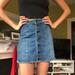 Urban Outfitters Skirts | Denim Skirt Button Up Urban Outfitters | Color: Blue | Size: Xs