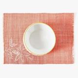 Zara Dining | Coral Placemat, Napkins, Goblet | Color: Orange/Pink | Size: Os