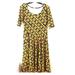 Lularoe Dresses | Lularoe Dress, Sz Large | Color: Black/Yellow | Size: L