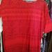 Lularoe Tops | Lularoe Irma Shirt | Color: Red | Size: Xs