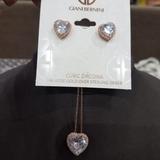 Giani Bernini Jewelry | Gini Bernini Heart Set With Earrings And Pendant | Color: Gold | Size: Os