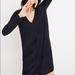 Madewell Dresses | Madewell | Heather Long-Sleeve Button-Front Dress | Color: Black | Size: S