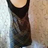 Free People Dresses | Free People Lined Sleeveless Mini Dress/Top-Sz 2 | Color: Black/Gray | Size: 2