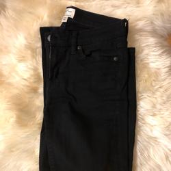 J. Crew Jeans | J. Crew Toothpick Black Denim Jeans | Color: Black | Size: 26