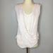 Free People Tops | Free People Sheer White Layered Gauze Top | Color: Pink/White | Size: S