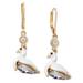 Kate Spade Jewelry | Kate Spade On Pointe Swan Drop Earrings | Color: Gold/White | Size: Os