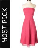J. Crew Dresses | J. Crew Coral Embossed Lorelei Strapless Dress | Color: Pink/Red | Size: 0